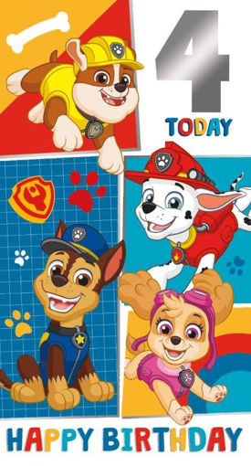 Picture of PAW PATROL 4 TODAY HAPPY BIRTHDAY
